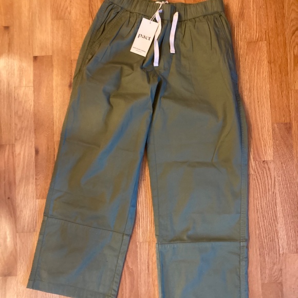 NWT Women's Pact Cotton Drawstring Pants - Picture 2 of 4